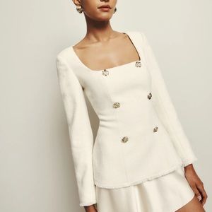 Reformation Colleen Top size 2 in ivory